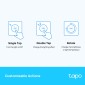 TP-LINK smart διακόπτης Tapo S200D, με μπαταρία, 868MHz, Ver 1.0