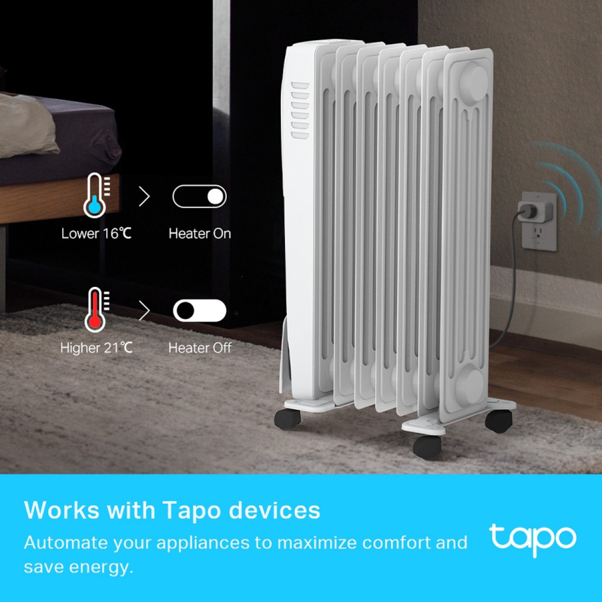 TP-LINK smart θερμόμετρο & υγρασιόμετρο Tapo T315, -20~60 °C, Ver 1.0