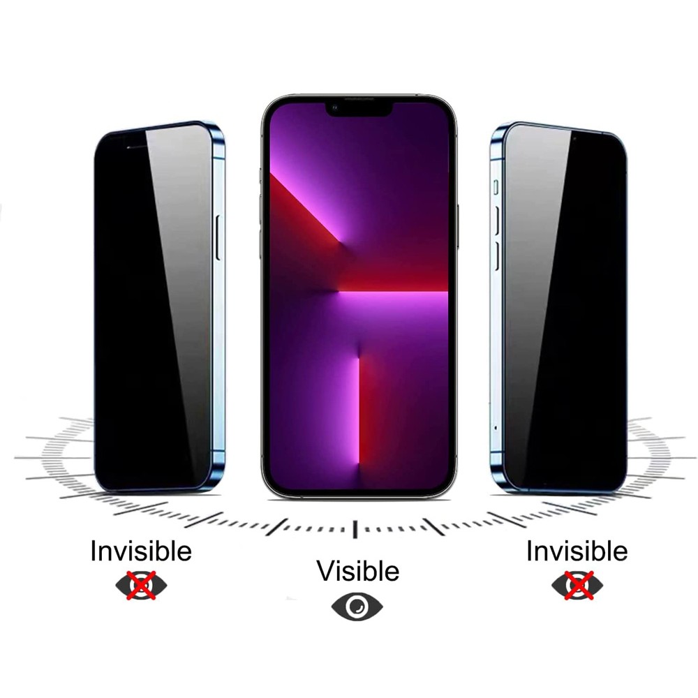 POWERTECH tempered glass Emery Private 5D TGC-0800 για iPhone 17 Pro Max, full glue