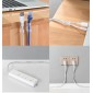 POWERTECH οργανωτής καλωδίων TIES-031, 3.3x1.3x1.2cm, διαφανές, 12τμχ