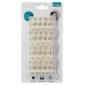 POWERTECH οργανωτής καλωδίων TIES-032, 3.3x1x1cm, διαφανές, 20τμχ