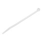 POWERTECH δεματικά καλωδίων TIES-047, 200x3.6mm, λευκά, 100τμχ