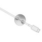 POWERTECH οργανωτές καλωδίων TIES-074, 1 θέση, Φ5mm, λευκό, 10τμχ