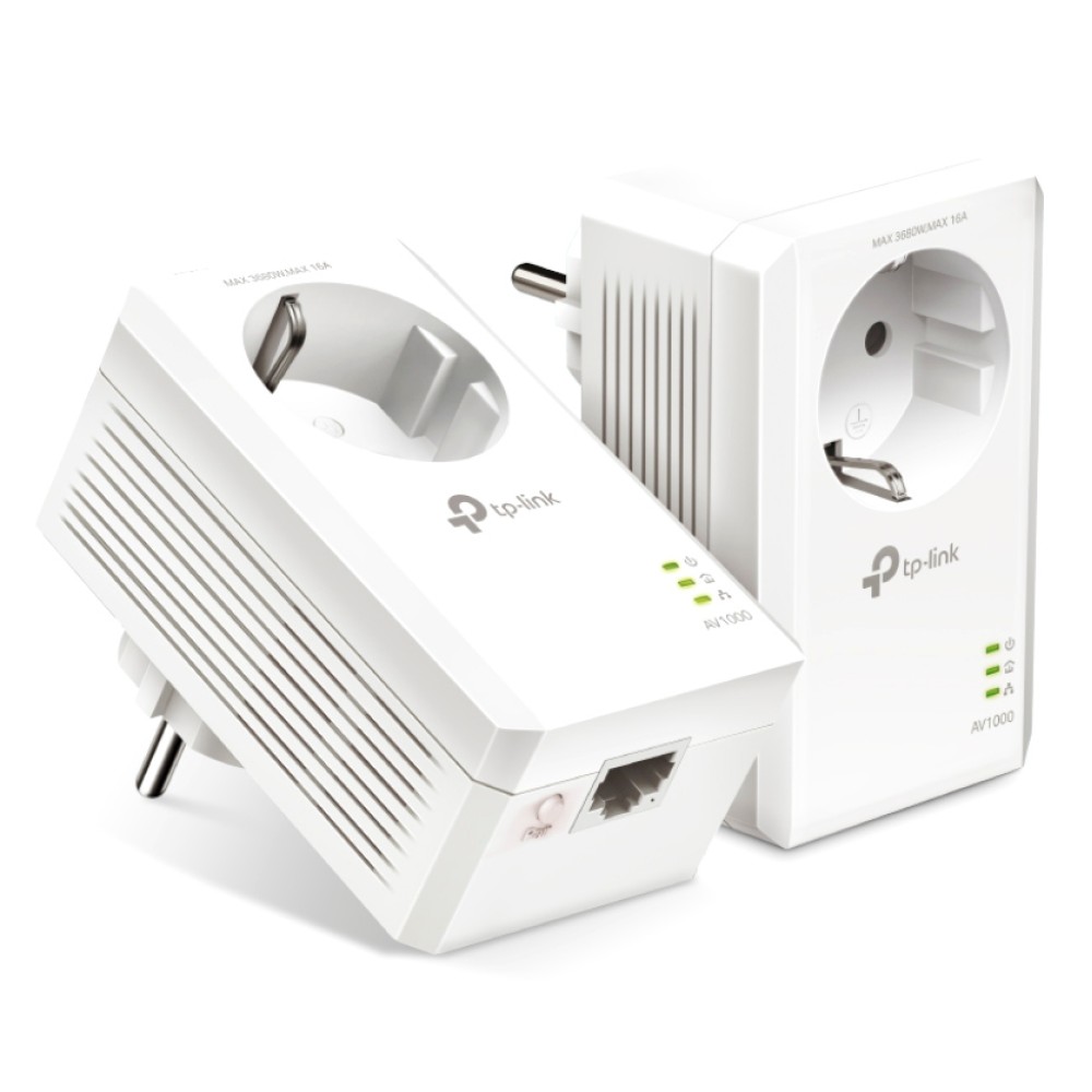 TP-LINK Powerline kit TL-PA7017P, Passthrough, AV1000 Gigabit, Ver. 4.0