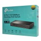 TP-LINK desktop switch TL-SF1008LP, 8-Port 10/100Mbps, 4x PoE, Ver. 2.0