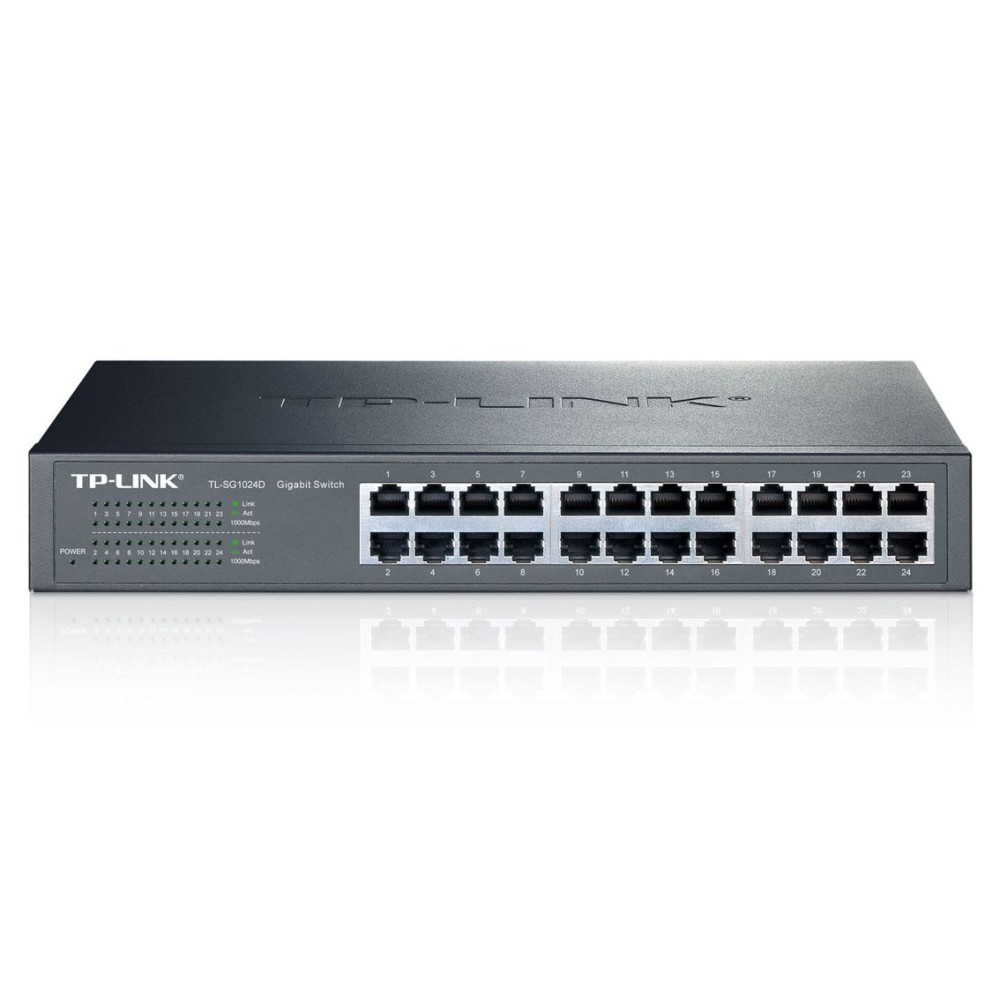 TP-LINK Desktop/Rackmount Switch TL-SG1024D 24 Θυρών, V11.40