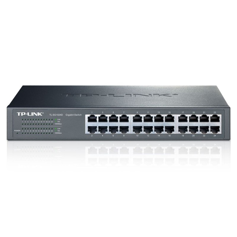 TP-LINK Desktop/Rackmount Switch TL-SG1024D 24 Θυρών, V11.40