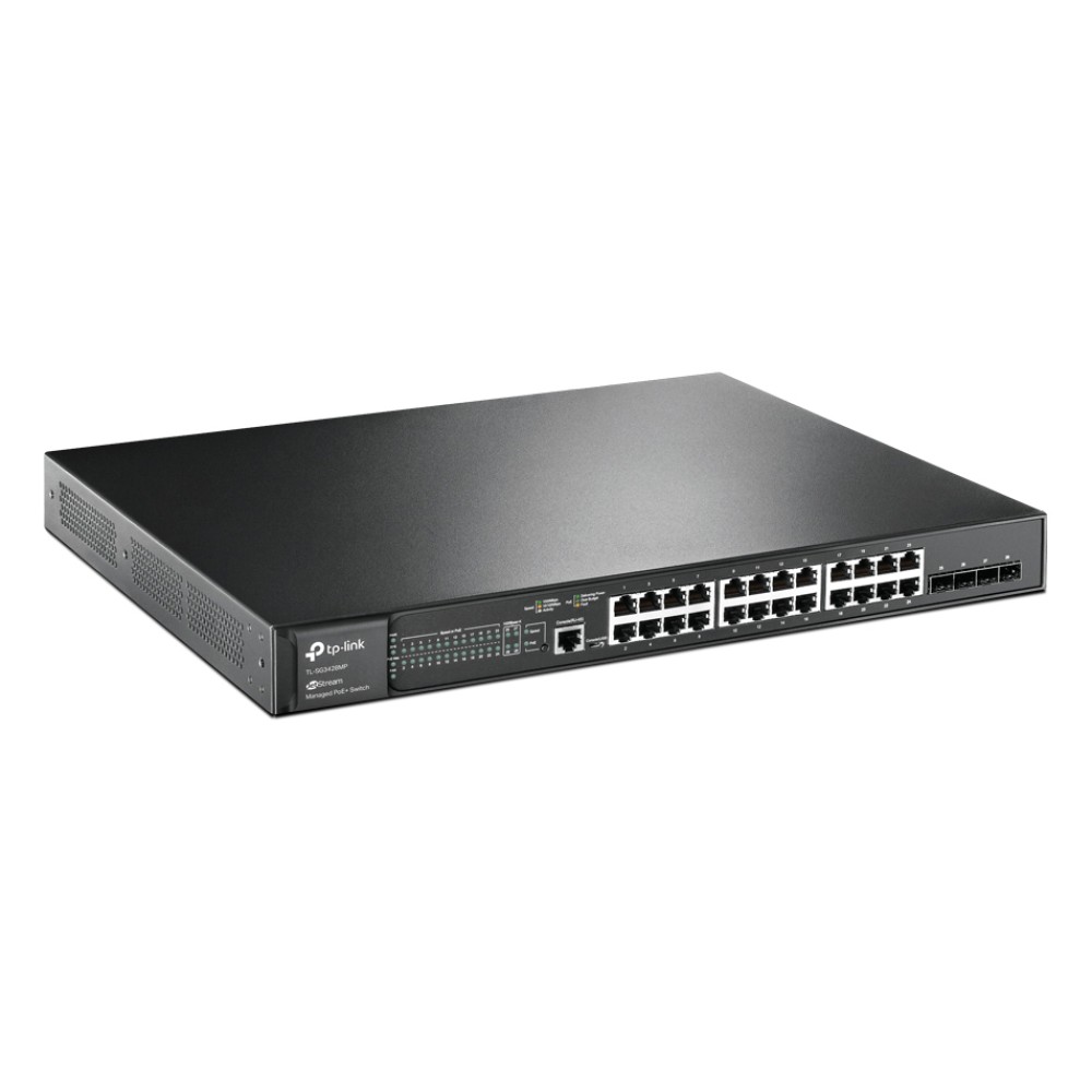TP-LINK L2 Managed Switch TL-SG3428MP, 24x PoE+, 4x SFP, Ver. 5.2