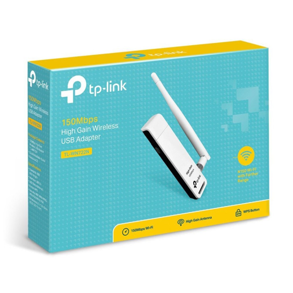 TP-LINK ασύρματος USB αντάπτορας δικτύου TL-WN722N, 150Mbps, Ver. 3.2