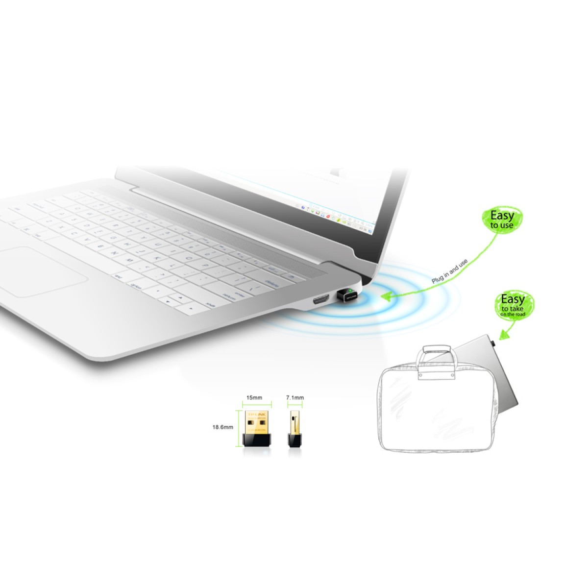 TP-LINK ασύρματος USB αντάπτορας δικτύου TL-WN725N, 150Mbps, Ver. 1.0