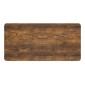 BRATECK επιφάνεια γραφείου TP12060R-2P, 120x60x1.8cm, καφέ ξύλινη