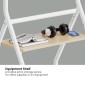 BRATECK βάση τηλεόρασης δαπέδου TTF13E-46FW, 37-86", έως 80kg, με ράφι & ροδάκια