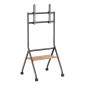 BRATECK βάση τηλεόρασης δαπέδου TTF13E-46FW, 37-86", έως 80kg, με ράφι & ροδάκια