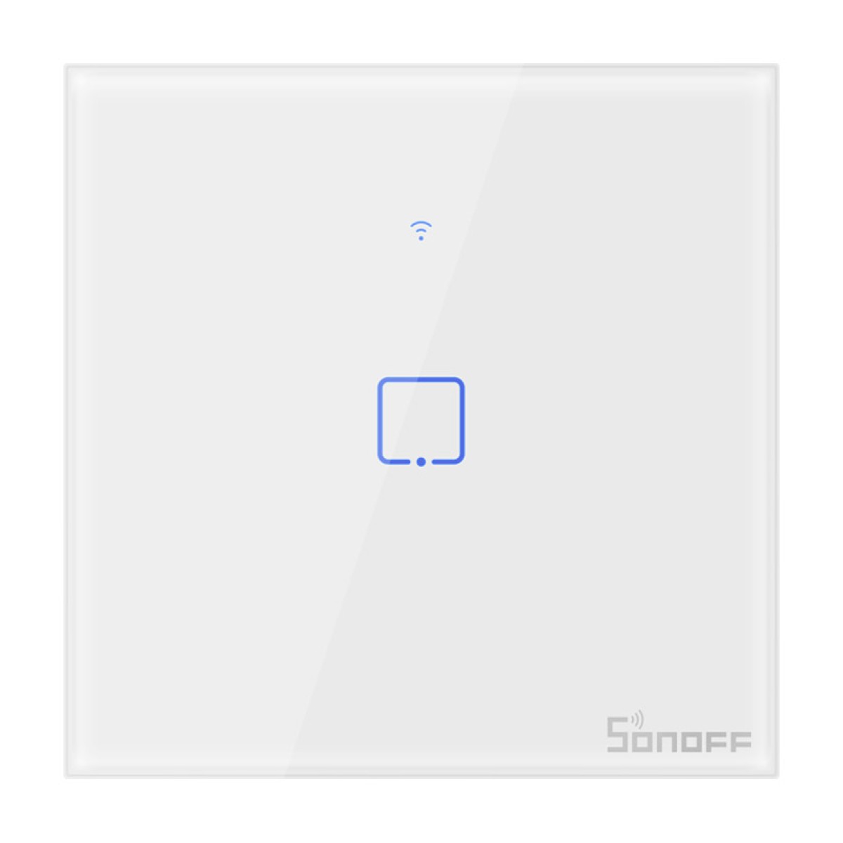 SONOFF smart διακόπτης ΤΧ-T2EU1C, αφής, Wi-Fi, μονός, λευκός