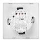 SONOFF smart διακόπτης ΤΧ-T2EU2C, αφής, Wi-Fi, διπλός, λευκός