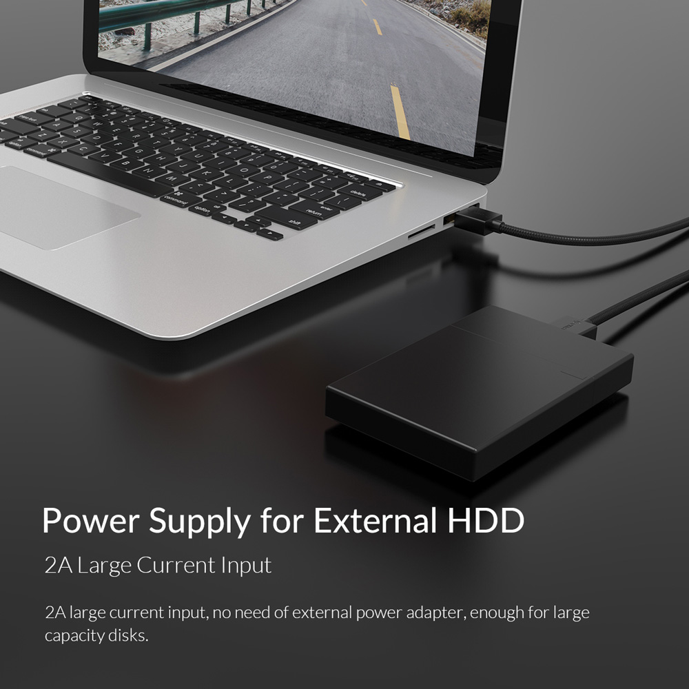 ORICO καλώδιο USB 2.0 U2-AA02, 480Mbps, 1.5m, μαύρο
