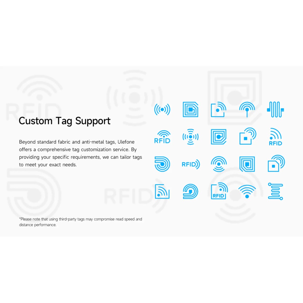 ULEFONE RFID reader UAN06, συμβατός με Armor θήκες, Bluetooth, 1600mAh