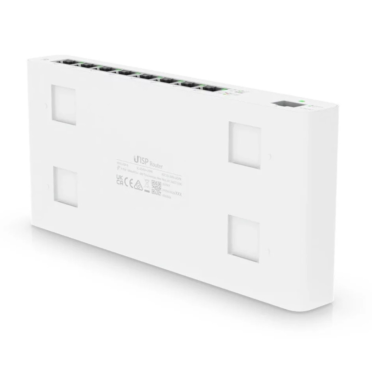 UBIQUITI router UISP-R, 8x Gigabit Ethernet Θύρες, 1000Mbps, PoE 30W