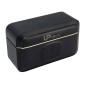 UPTECH ασύρματα μικρόφωνα UPWS-08 με θήκη φόρτισης, USB-C, 2.4GHz, μαύρο