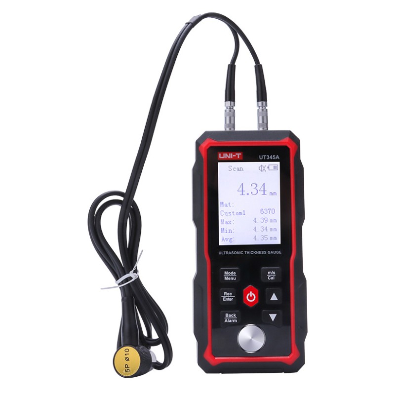 UNI-T ψηφιακός μετρητής πάχους υπερήχων UT345A, 2000mAh, mm/in