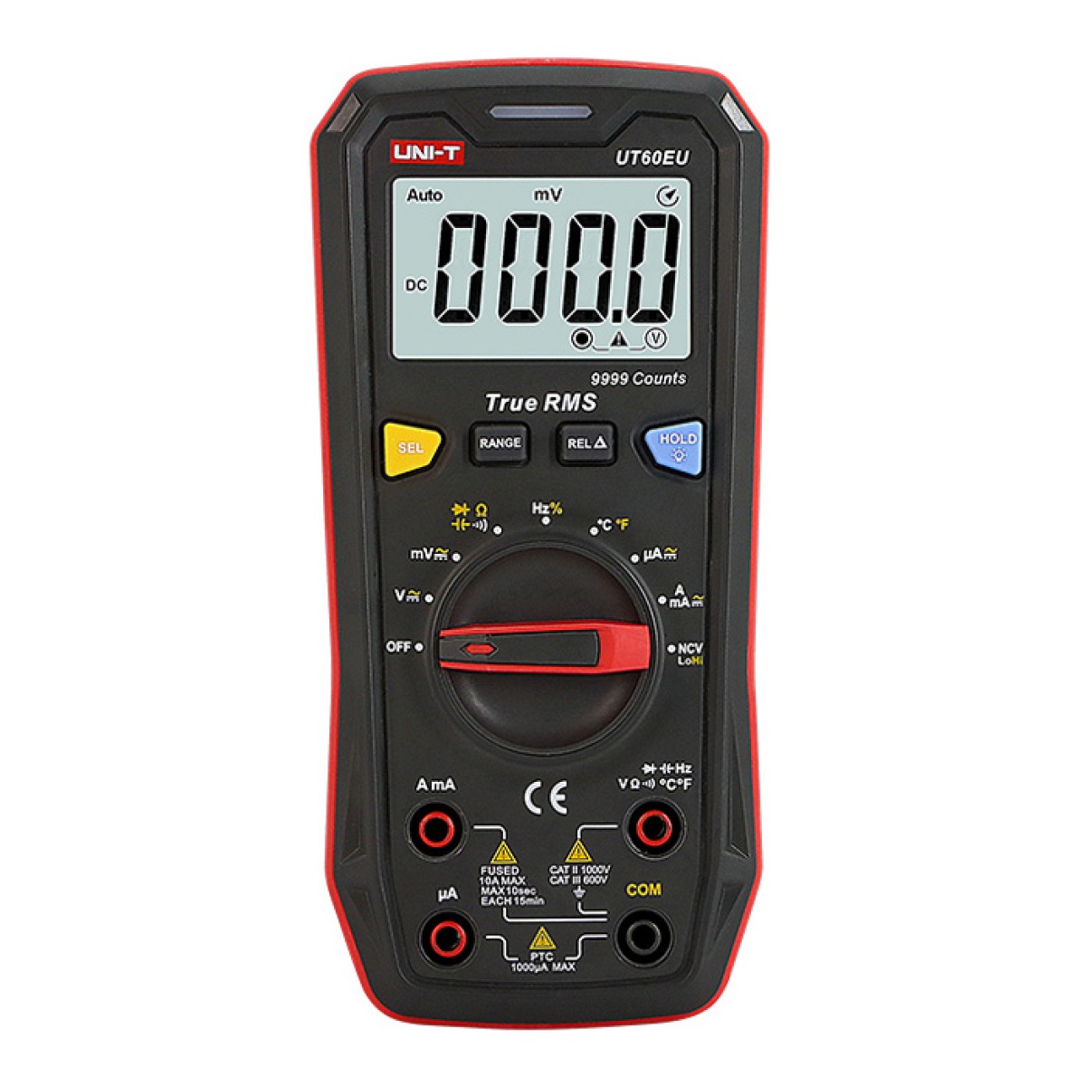 UNI-T ψηφιακό πολύμετρο UT60EU, 1000V AC/DC, NCV, True RMS