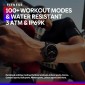 ZEBLAZE smartwatch Vibe 7 Pro, heart rate, 1.43" AMOLED, 3 ATM, ασημί