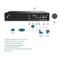 TP-LINK NVR καταγραφικό VIGI NVR1004H-4P, 8MP, 4 κανάλια PoE, Ver. 1.0