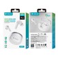 CELEBRAT earphones με θήκη φόρτισης W71, True Wireless, 10mm, 30/200mAh, λευκά