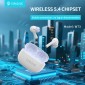 CELEBRAT earphones με θήκη φόρτισης W73, True Wireless, 13mm, 33/380mAh, μαύρα