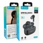 CELEBRAT earphones με θήκη φόρτισης W73, True Wireless, 13mm, 33/380mAh, μαύρα