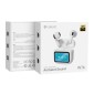 CELEBRAT earphones με θήκη φόρτισης W76, True Wireless, 13mm, 25/300mAh, λευκά