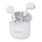 CELEBRAT earphones με θήκη φόρτισης W79, True Wireless, 13mm, 30/300mAh, λευκά
