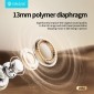 CELEBRAT earphones με θήκη φόρτισης W80, True Wireless, 13mm, 30/230mAh, γκρι