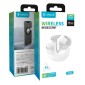 CELEBRAT earphones με θήκη φόρτισης W80, True Wireless, 13mm, 30/230mAh, λευκά