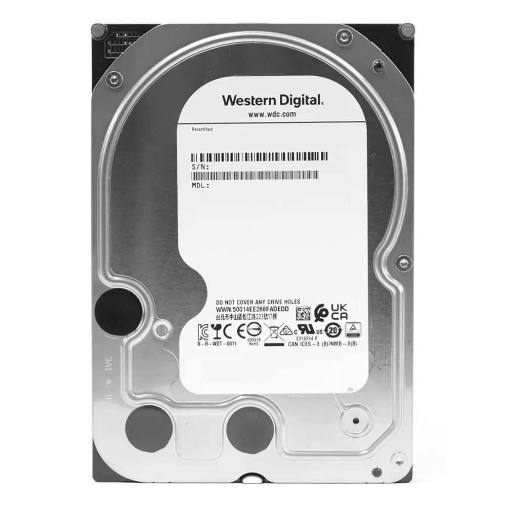 WD σκληρός δίσκος Blue 3.5", 4TB, 256MB, 5400RPM, 6Gb/s, Factory Recertified