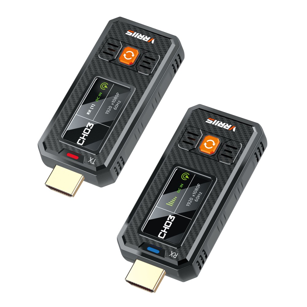 VRRIIS HDMI σύστημα ασύρματης μετάδοσης βίντεο WL087 Mini, 1080p, 2.4/5GHz, έως 350m