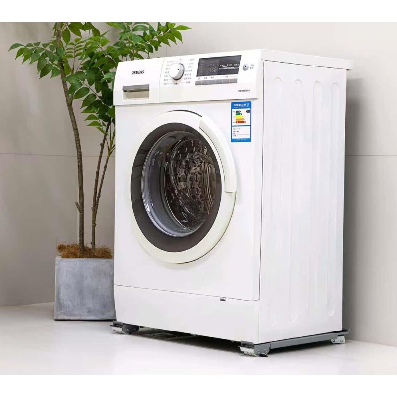 BRATECK βάση λευκών συσκευών WMS11-4 με ρόδες, ρυθμιζόμενη, έως 300kg, γκρι