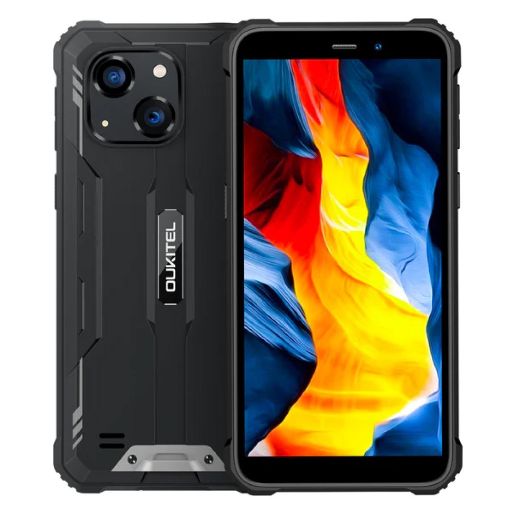 OUKITEL smartphone WP32, 6", 4/128GB, 6300mAh, IP68/IP69K, μαύρο