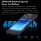 OUKITEL smartphone WP52, 6.6", 4/256GB, 5G, 6500mAh, IP68/IP69K, μαύρο