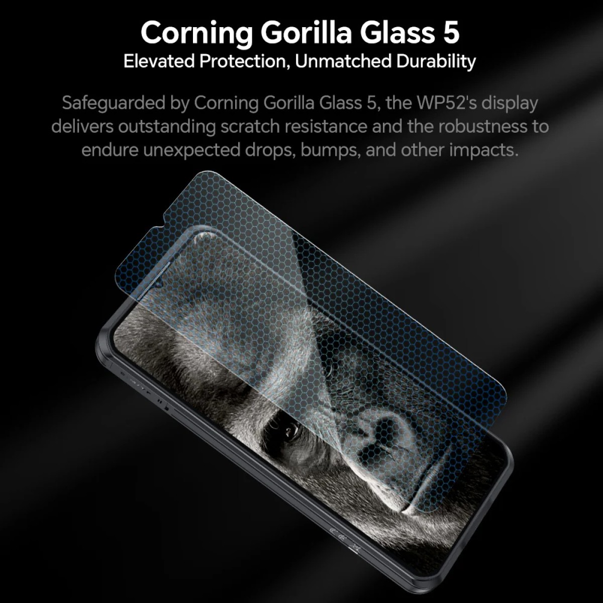 OUKITEL smartphone WP52, 6.6", 4/256GB, 5G, 6500mAh, IP68/IP69K, μαύρο