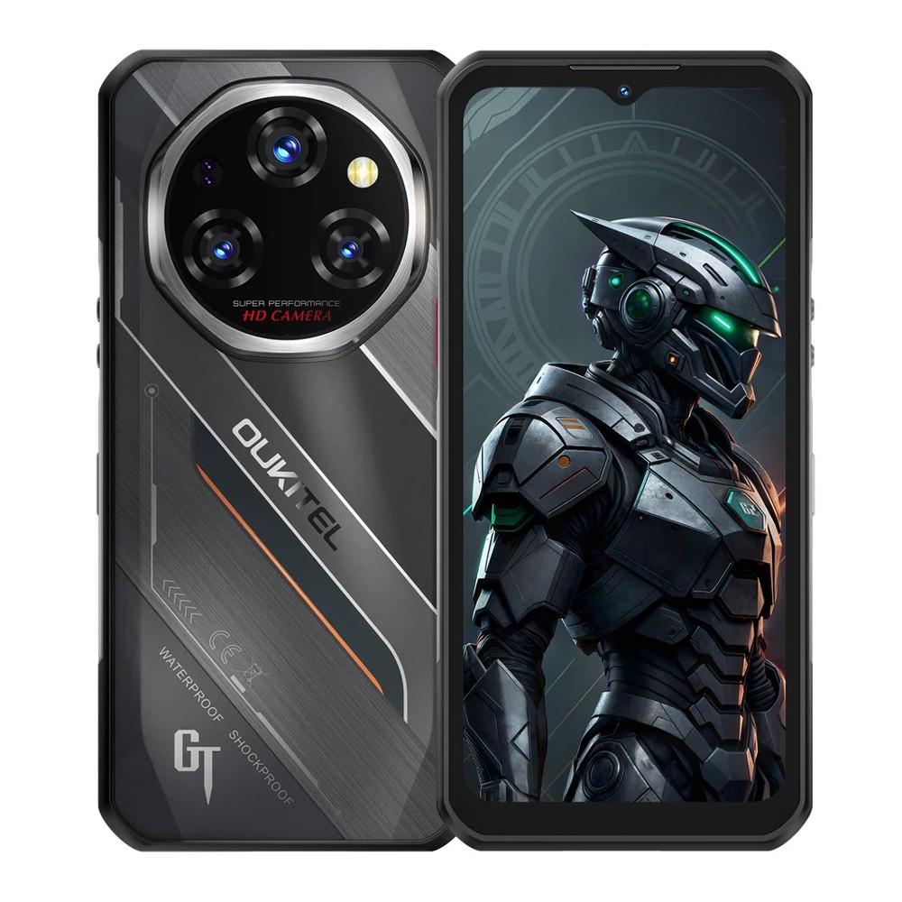 OUKITEL smartphone WP62, 6.6", 12/512GB, 5G, 11000mAh, IP68/IP69K/MIL-STD-810H, μαύρο