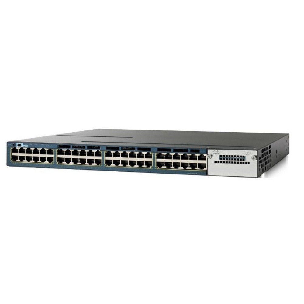 CISCO used Catalyst WS-C3560X-48P-L Switch, 48 ports PoE, Managed