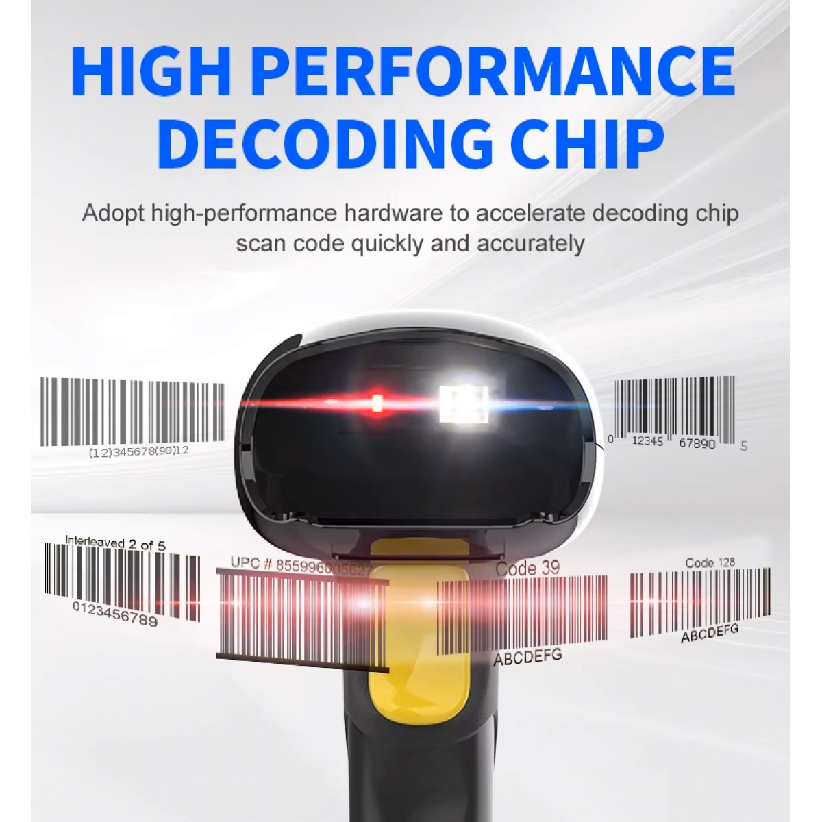 GTCODESTAR barcode scanner X-760H, 1D & 2D, ενσύρματο, μαύρο