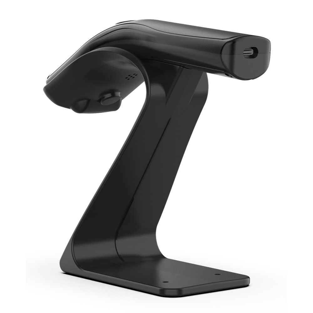 GTCODESTAR barcode scanner X-9200L με βάση, 1D & 2D, ενσύρματο & ασύρματο, Bluetooth, 800mAh, μαύρο