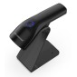 GTCODESTAR barcode scanner X-9200L με βάση, 1D & 2D, ενσύρματο & ασύρματο, Bluetooth, 800mAh, μαύρο