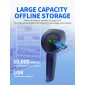GTCODESTAR barcode scanner X-9701B, 1D & 2D, ενσύρματο & ασύρματο, Bluetooth, 2000mAh, μαύρο