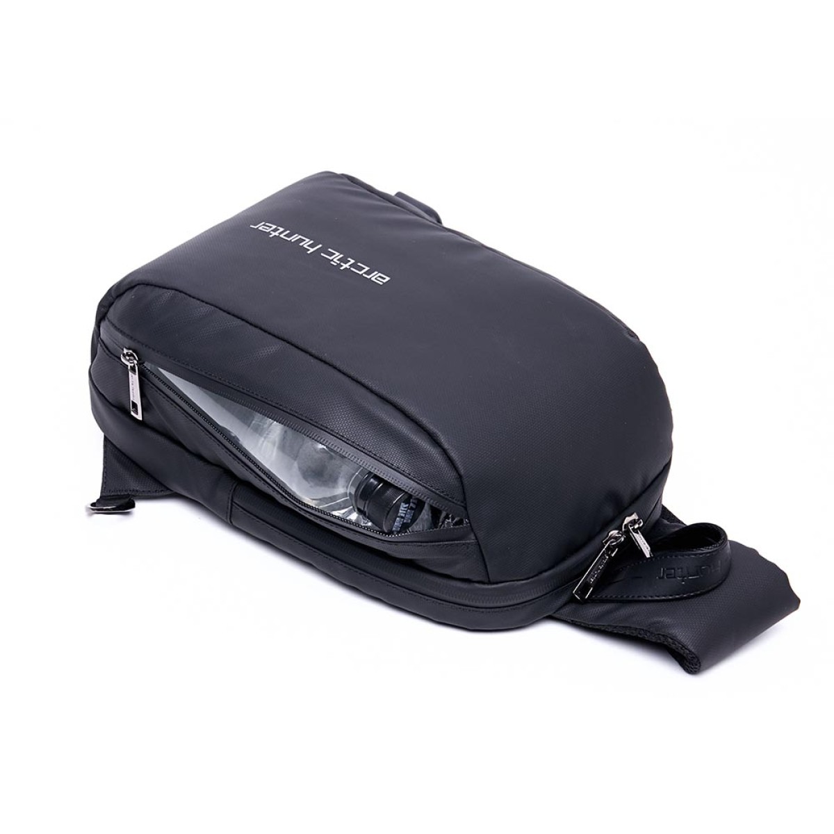 ARCTIC HUNTER Τσάντα Crossbody XB-00081-BK, USB, μαύρη
