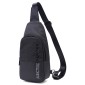 ARCTIC HUNTER τσάντα Crossbody XB0058-BK, μαύρη