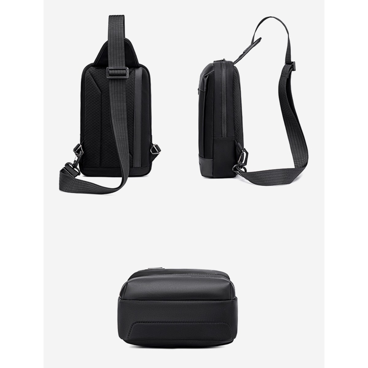 ARCTIC HUNTER τσάντα Crossbody XB00829, 3L, μαύρη