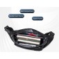 ARCTIC HUNTER τσάντα Crossbody XB00837, 3.5L, μαύρη